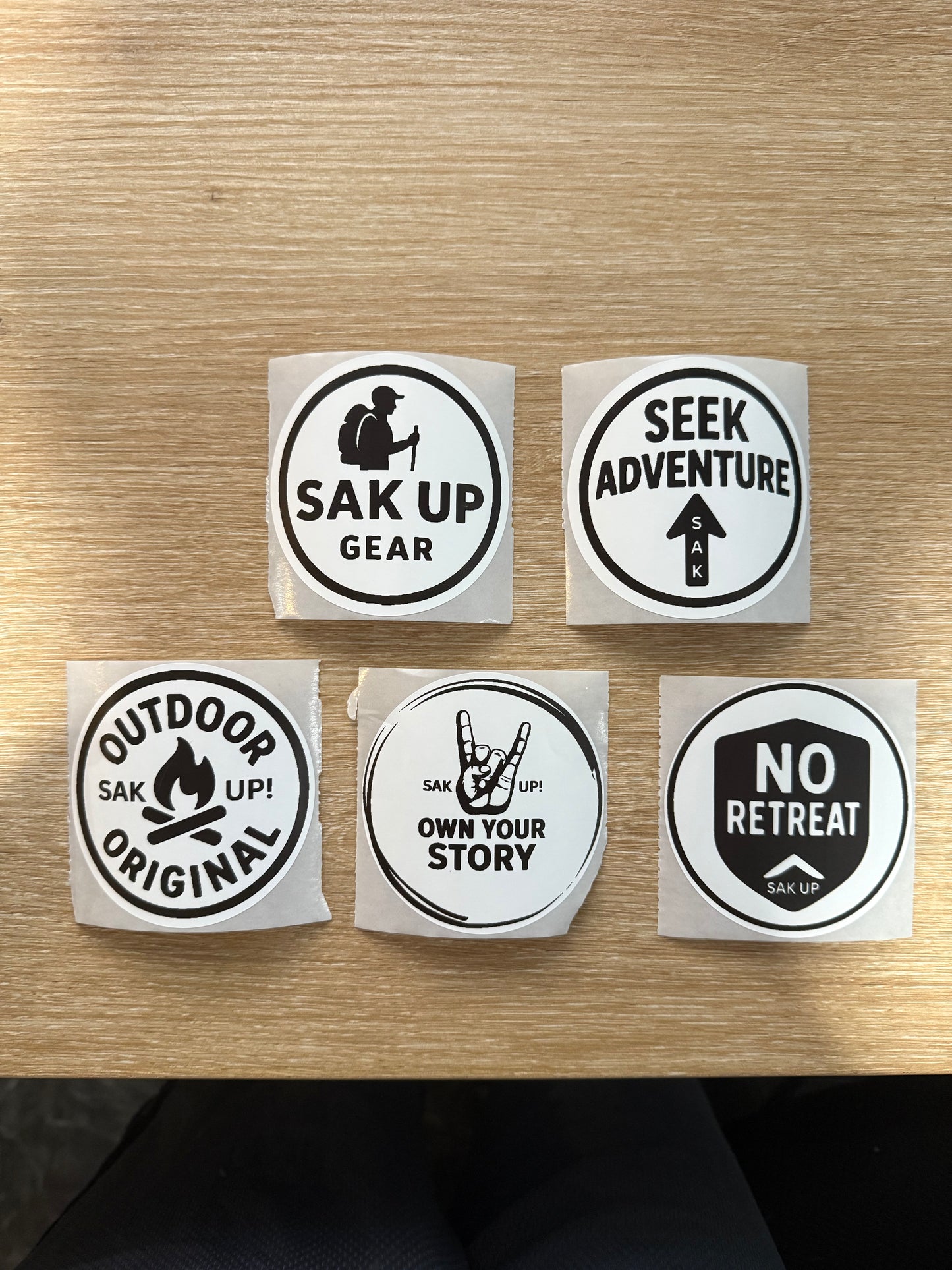 Sak Up Adventure Sticker 5-pack