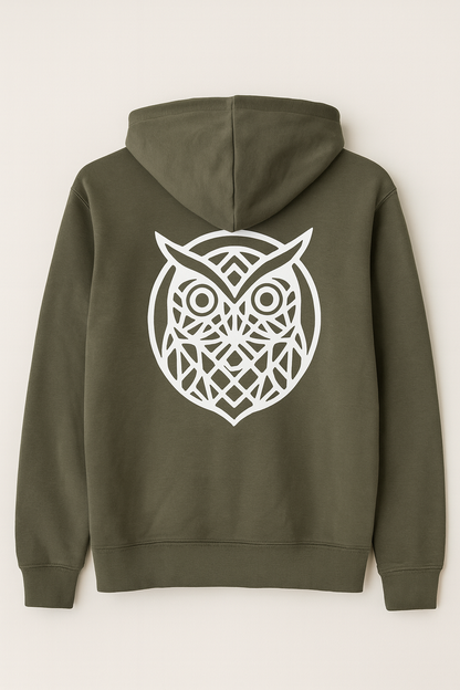 Sak Up “Night Owl” Hoodie – Olive Green
