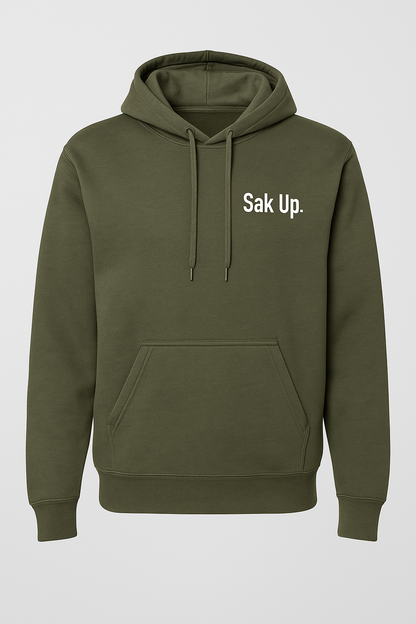 Sak Up “Night Owl” Hoodie – Olive Green