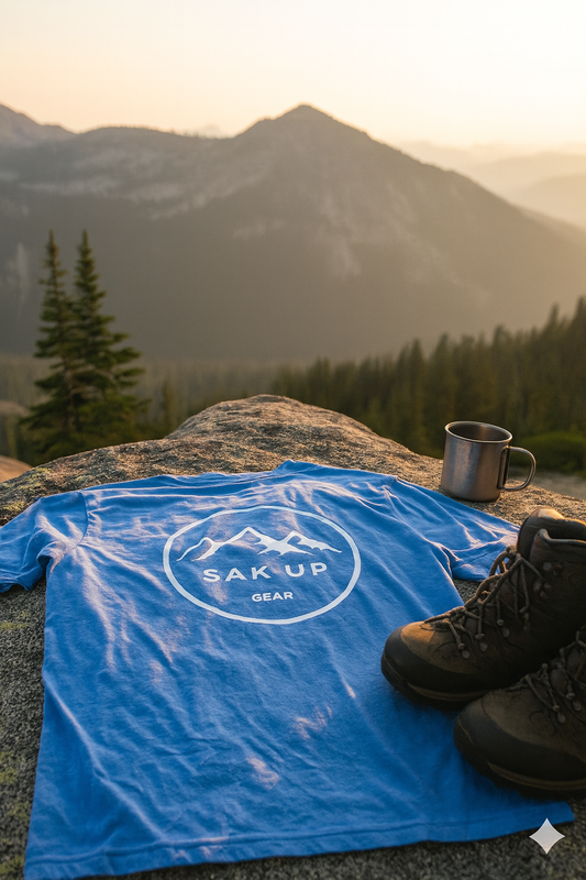Limited Edition Sak Up Gear Tee – Blue Ridge Edition